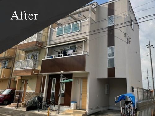 枚方市|屋根･外壁塗装[アパート約25坪]K